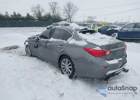 2014 Infiniti Q50 Premium z USA, uszkodzony, nr VIN JN1BV7AR6EM706635